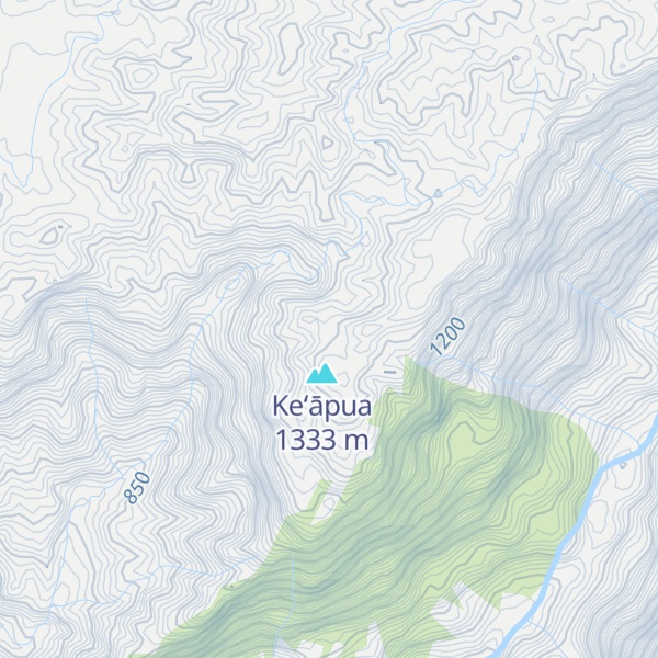 Map of Kaumahaloa