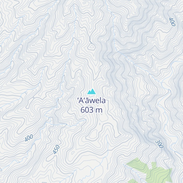 Map of ʻAʻāwela