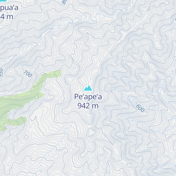Map of Peʻapeʻa