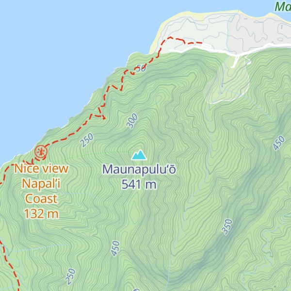 Map of Maunahou