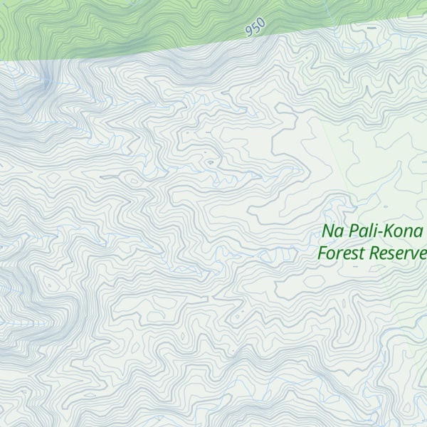 Map of Kawai Iki Ridge