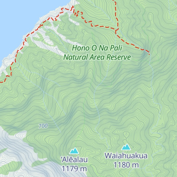 Map of Manono Ridge