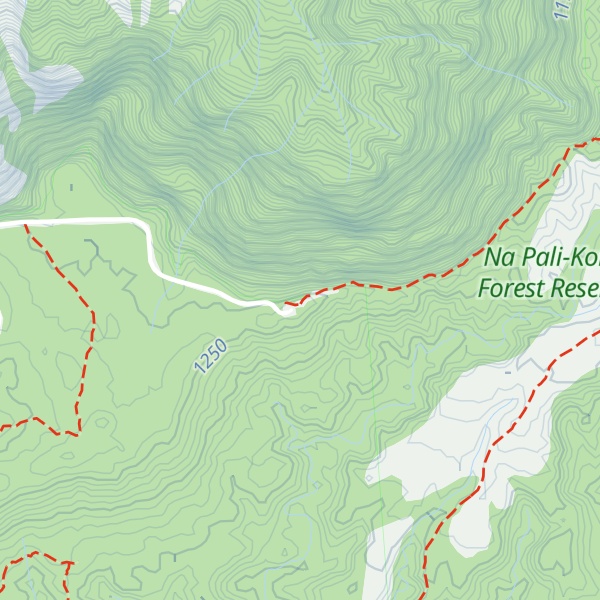 Map of Puʻuokila