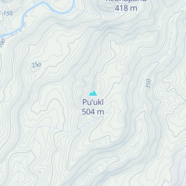 Map of Puʻukī
