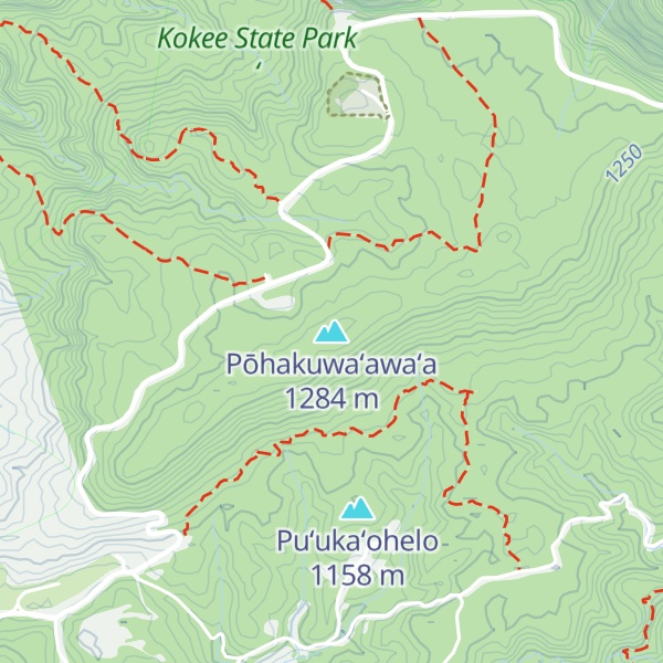 Map of Pōhakuwaʻawaʻa