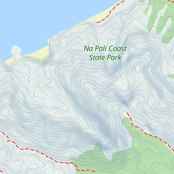 Map of Kālepa Ridge