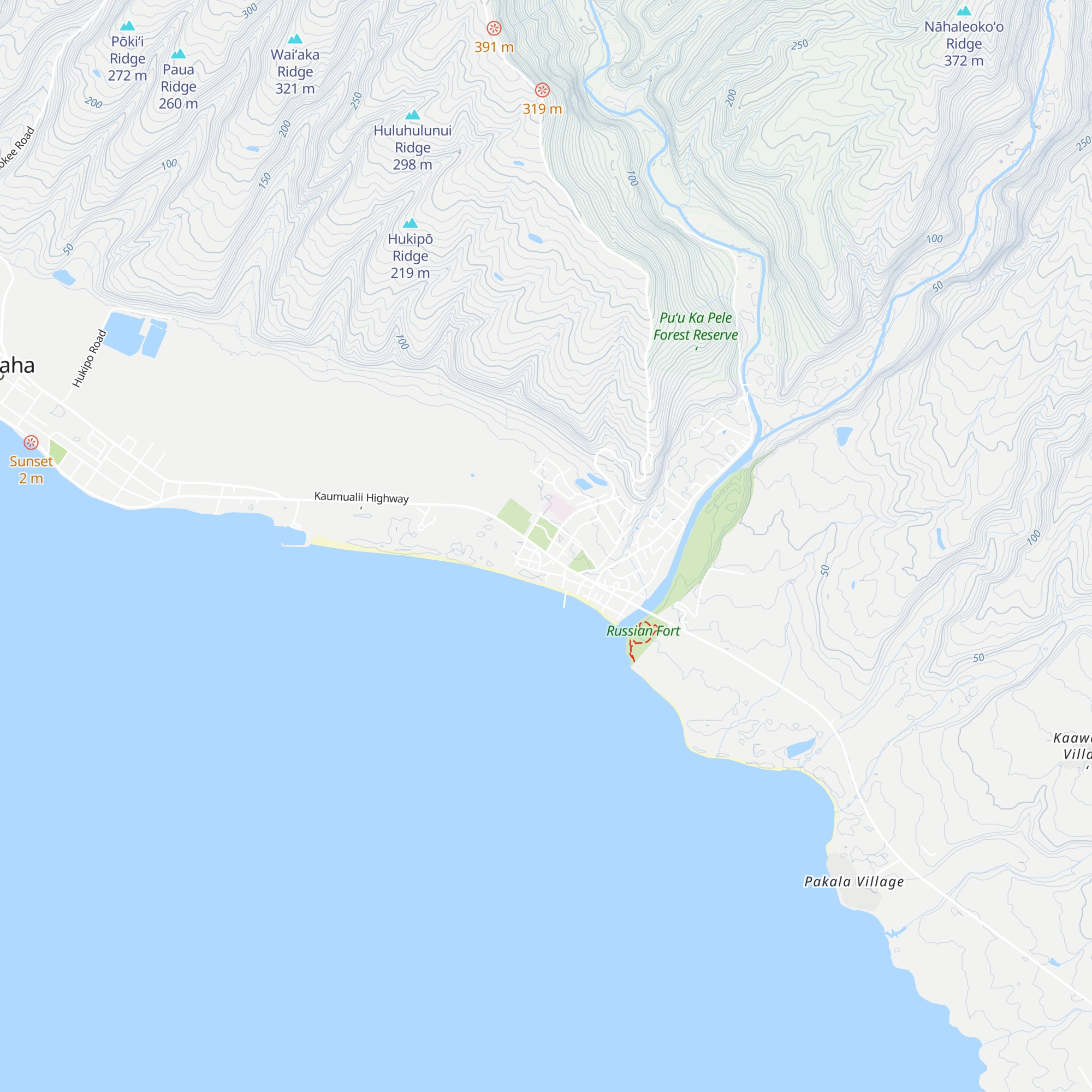 West Kauai Tech & Visitors Center map