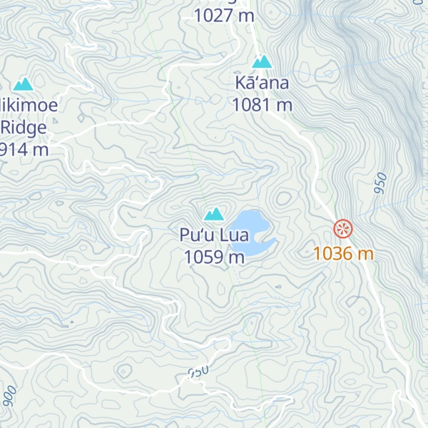 Map of Puʻu Lua