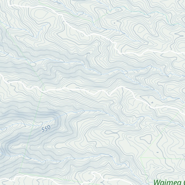 Map of Mākaha Ridge