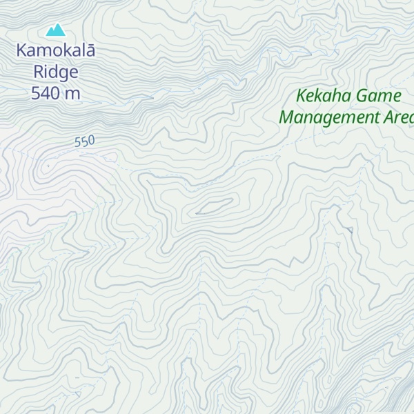 Map of Puʻu ʻŌpae