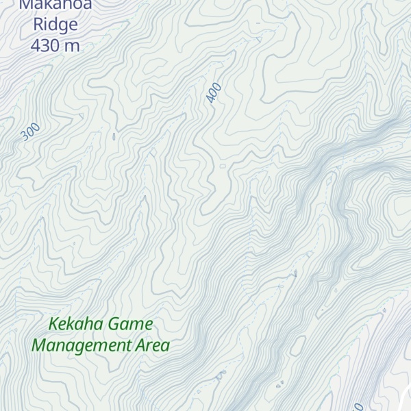 Map of Pūlehu Ridge