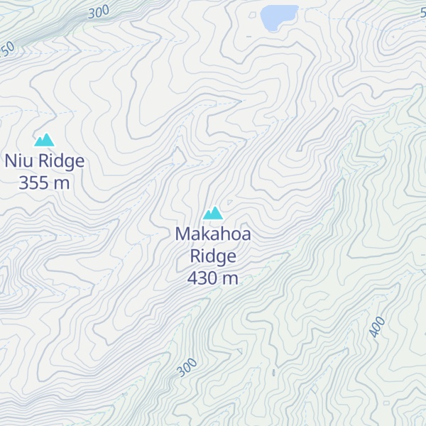 Map of Makahoa Ridge