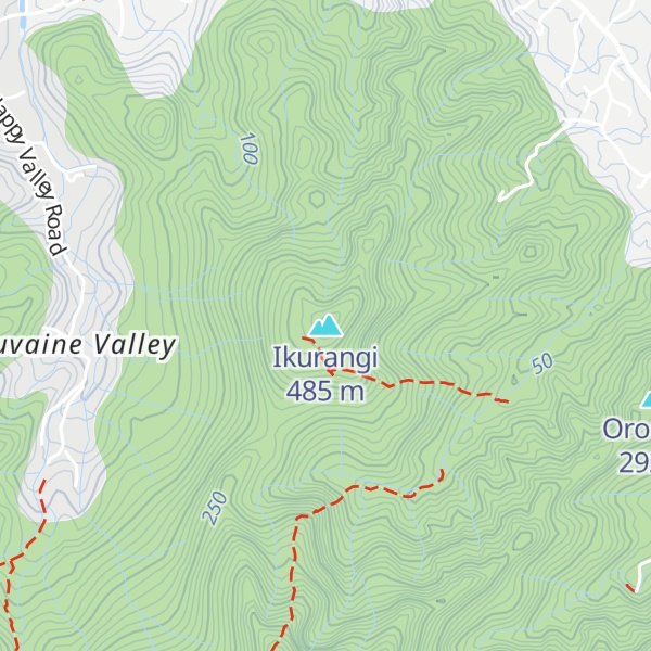 Map of Ikurangi