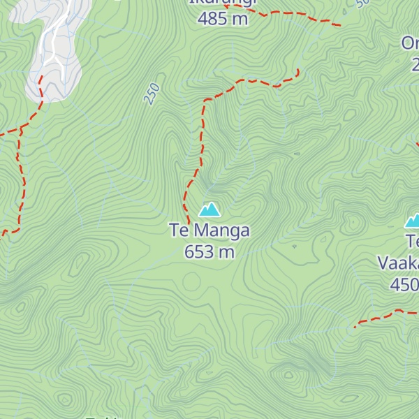 Map of Te Manga