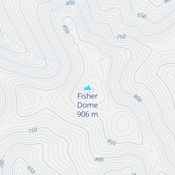 Map of Fisher Dome