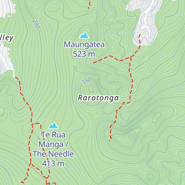 Map of Tapu Mountain