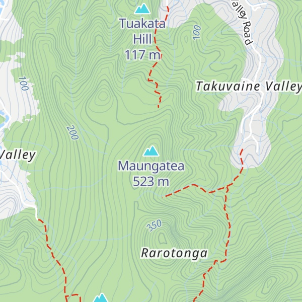 Map of Maungatea