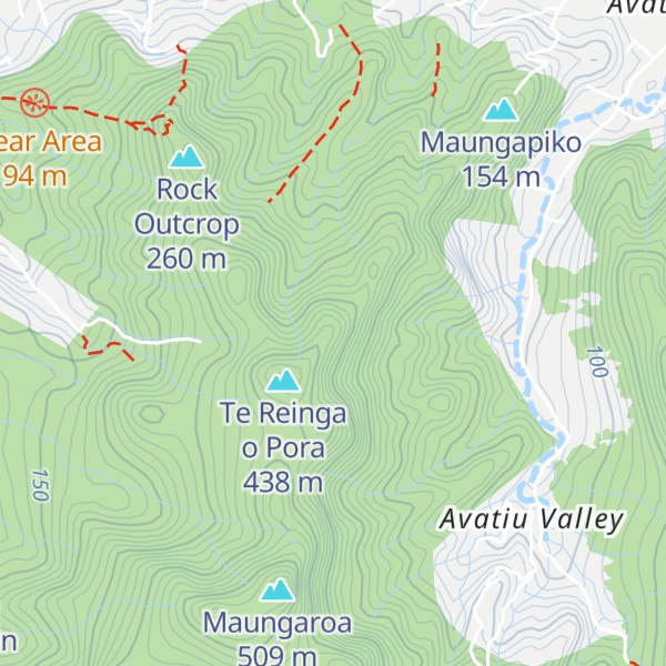 Map of Te Kahi Motu