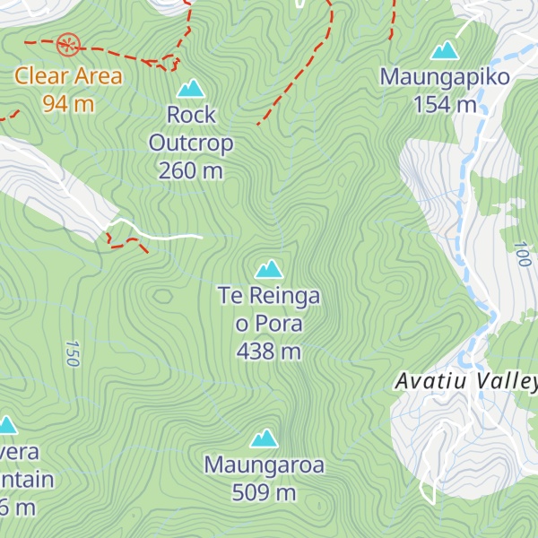 Map of Te Reinga o Pora