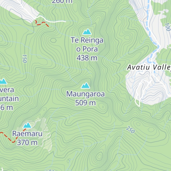 Map of Maungaroa