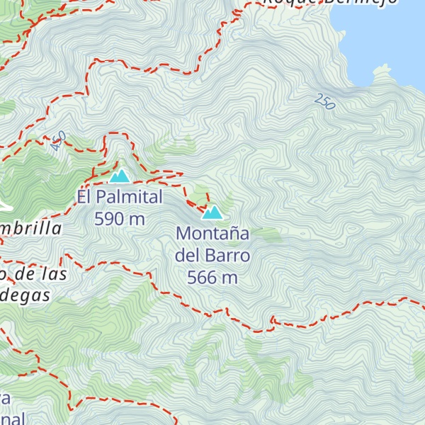 Map of Montaña del Barro