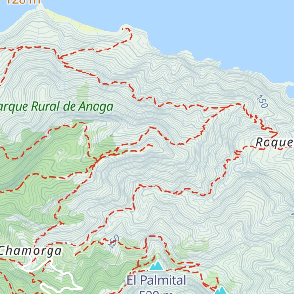 Map of Montaña de Tafada