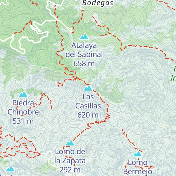 Map of Las Casillas
