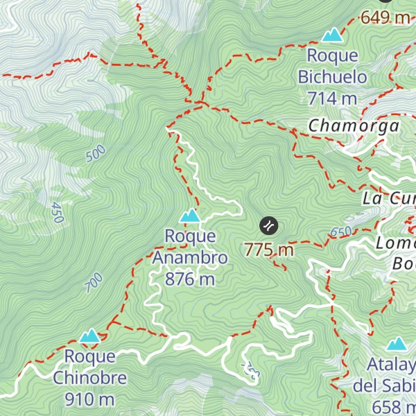 Map of Roque de Anamora