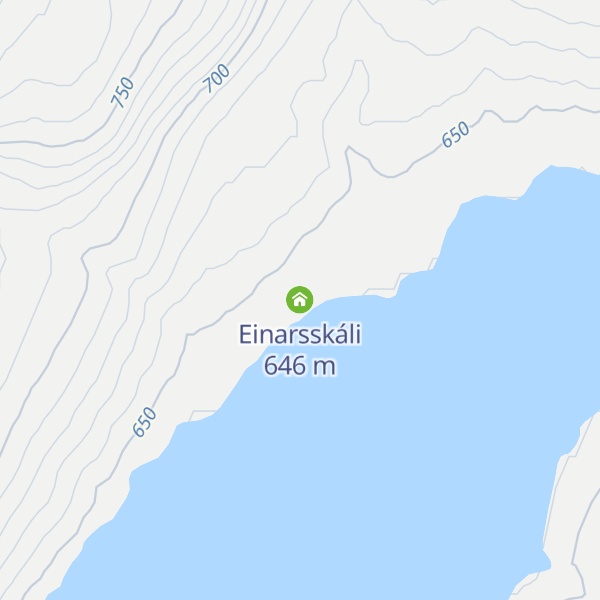 Map of Einarsskáli