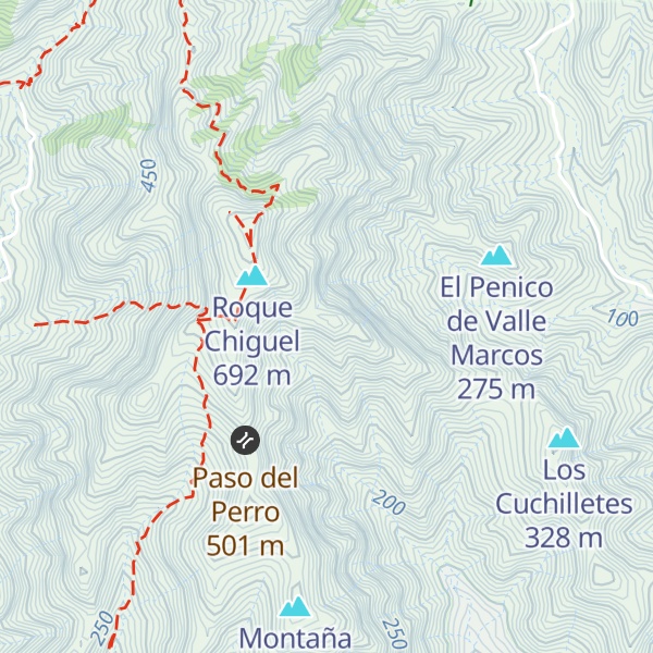 Map of Cabezo de los Charcos