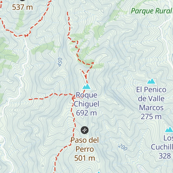 Map of Roque Chiguel