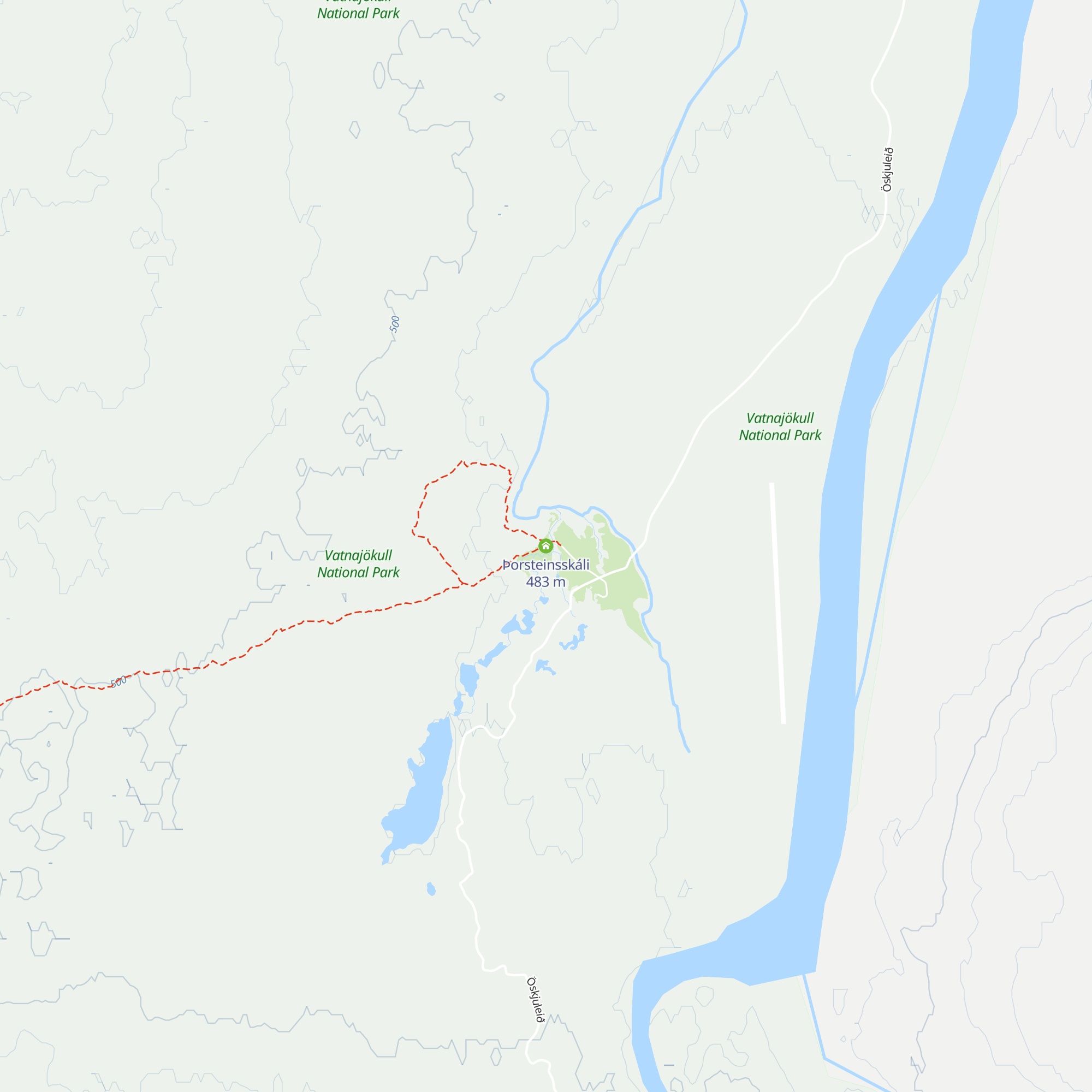 Þorsteinsskáli map