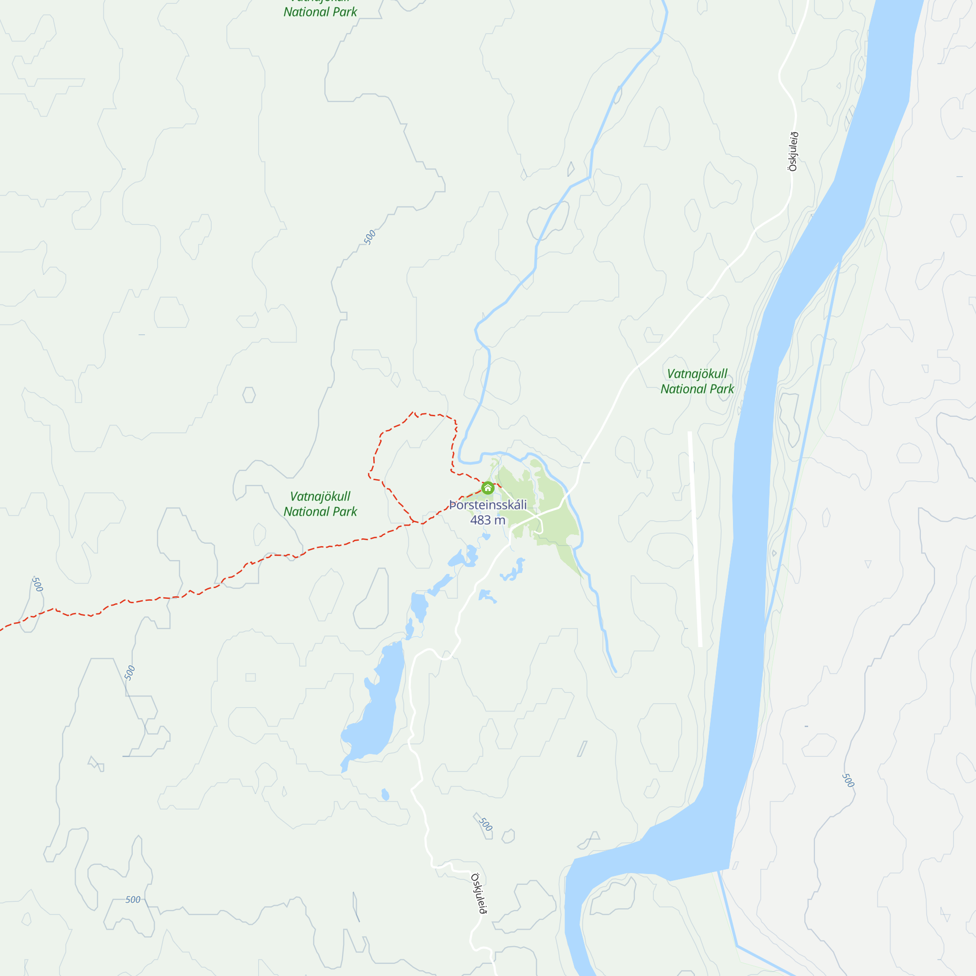 Þorsteinsskáli map