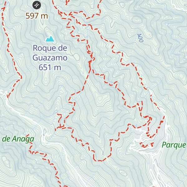 Map of Mesa del Cautivo