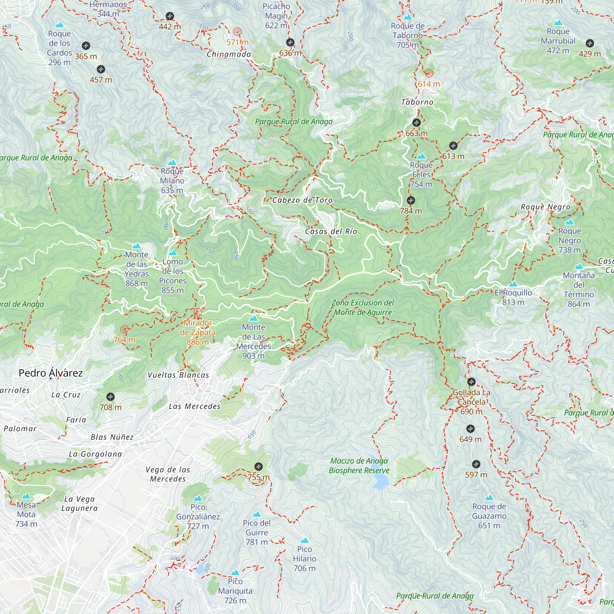Centro de Visitantes de la Cruz del Carmen map