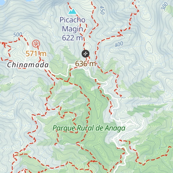 Map of Roque de Tenejías