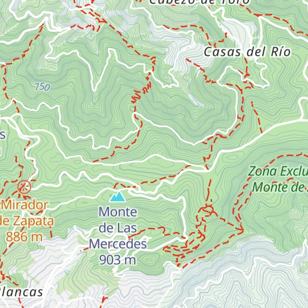Map of Cabeza de Zapata