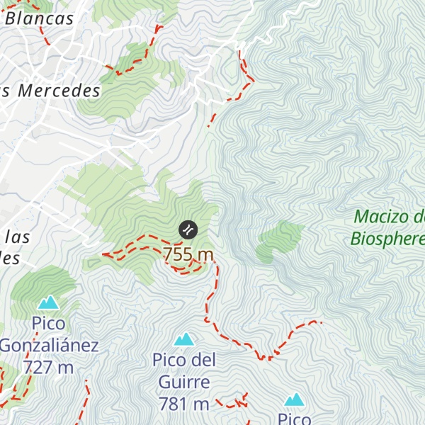 Map of Pico de Cueva Blanca