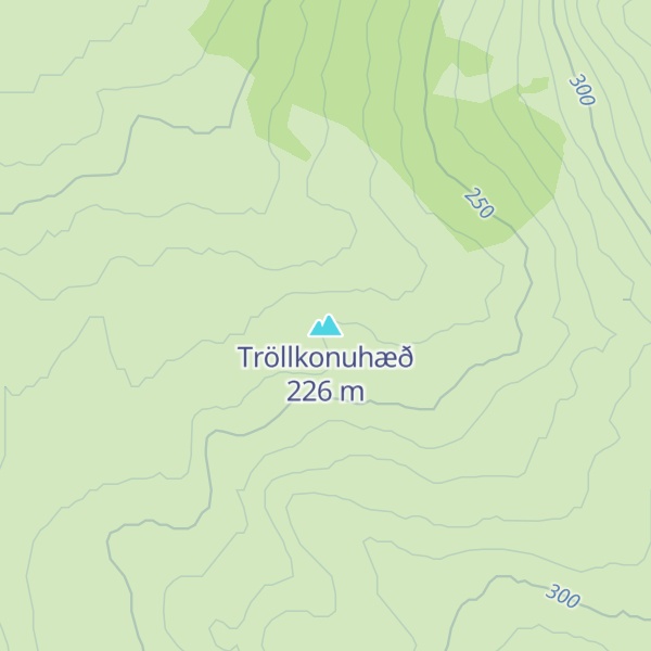 Map of Tröllkonuhæð