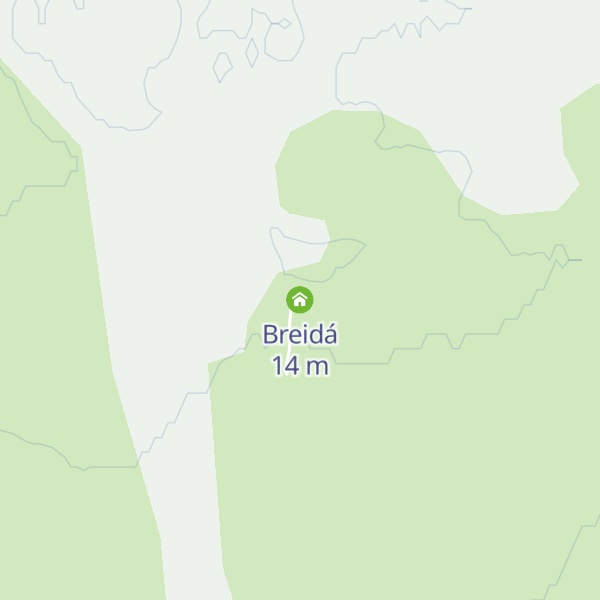 Map of Breidá