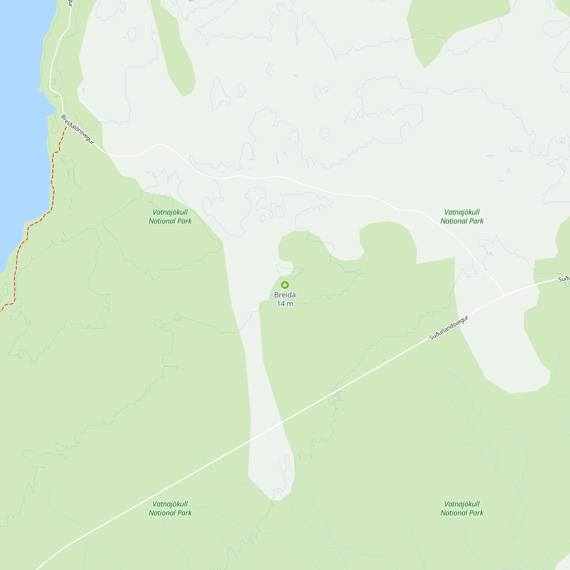 Breidá map