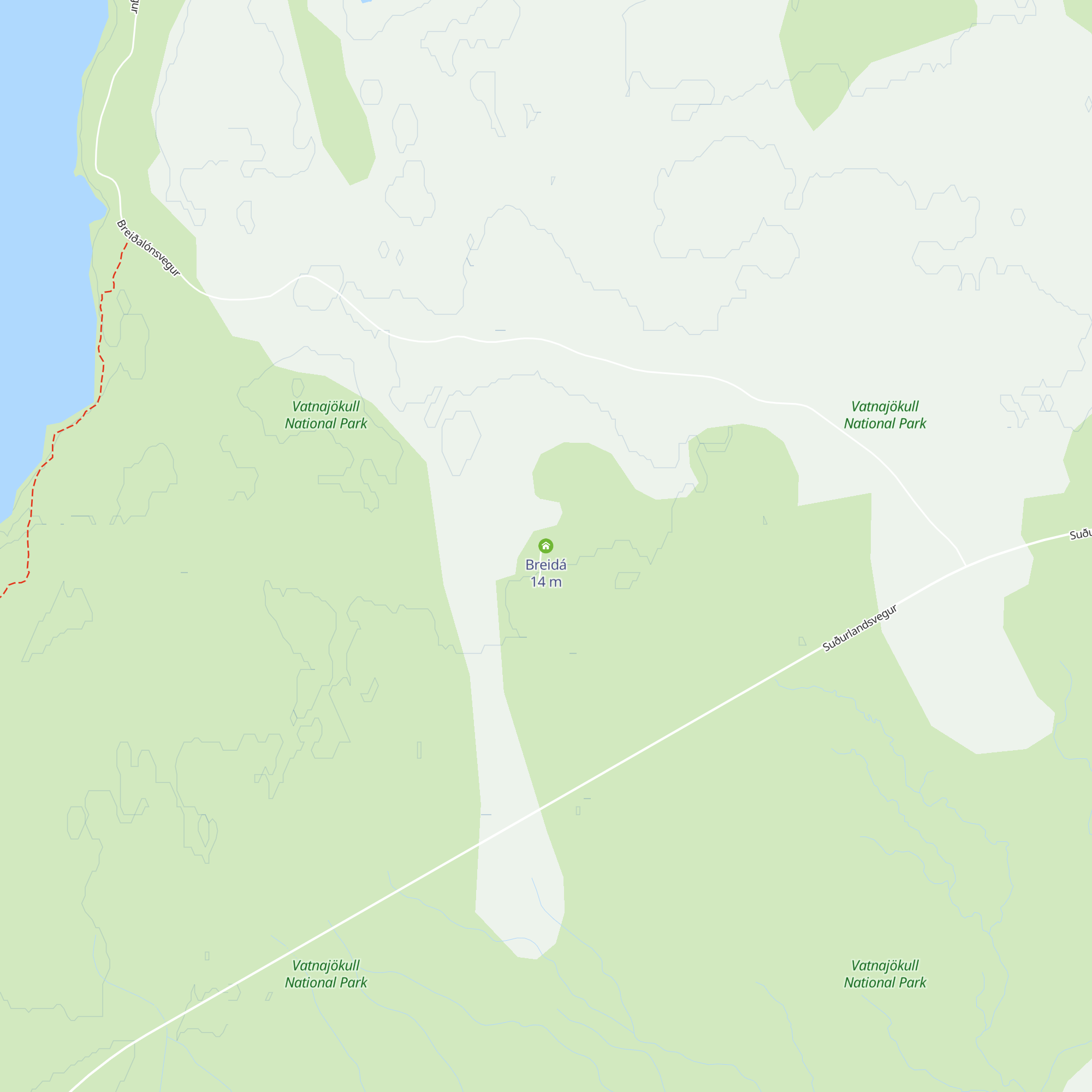 Breidá map