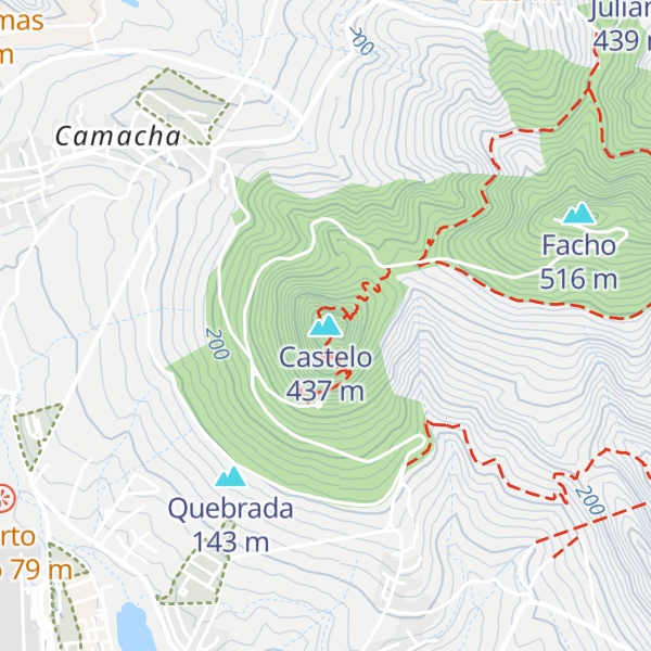Map of Castelo