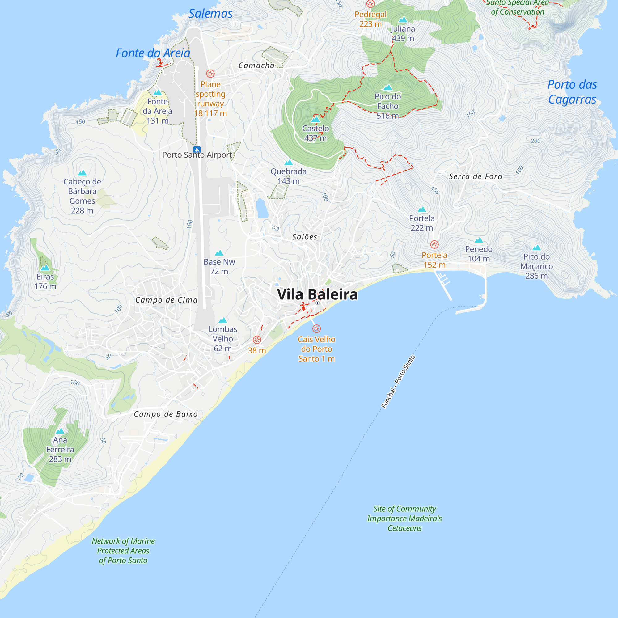 Posto de Turismo do Porto Santo map