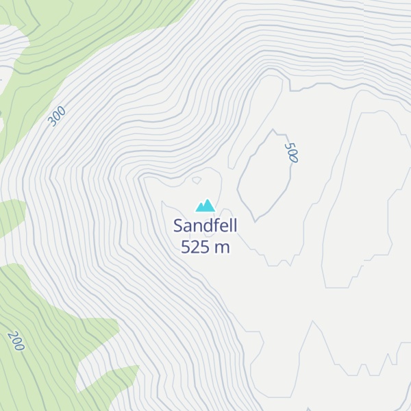 Map of Sandfell