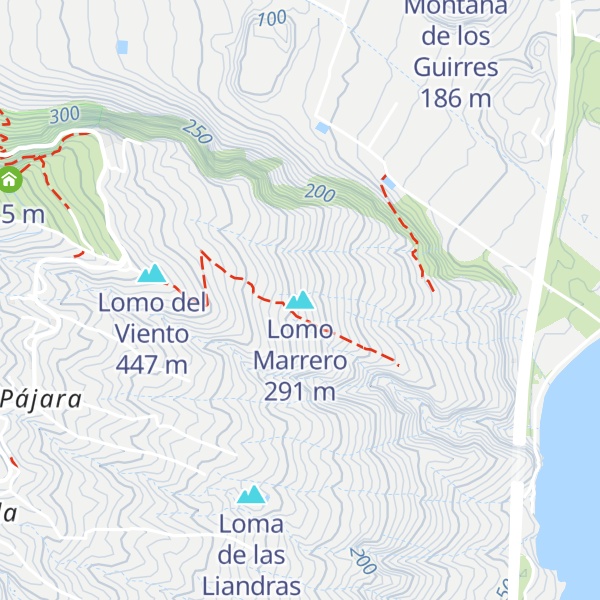 Map of Lomo Marrero