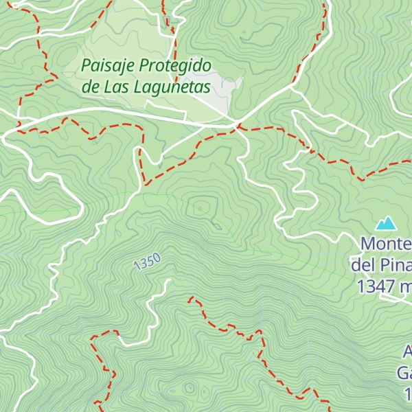 Map of Montaña del Dornajo