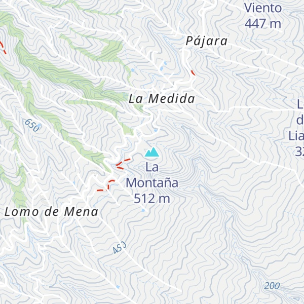 Map of La Montaña