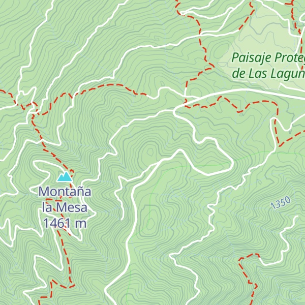 Map of Montaña del Cascajo