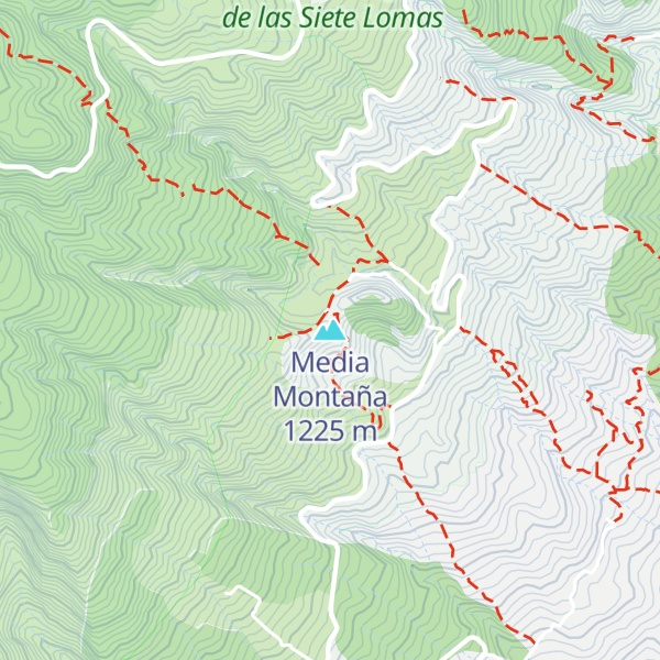 Map of Media Montaña